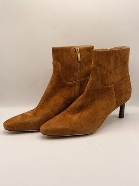 Veronica Beard Women's Brown Suede Kelby Bootie Sz 9.5 M